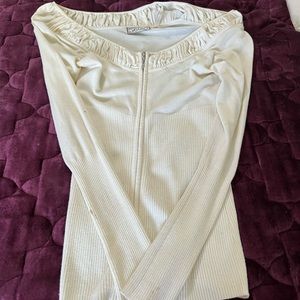 Off shoulder sweater